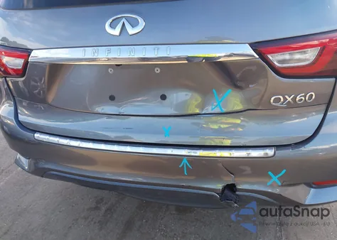 2017 Infiniti Qx60 z USA, uszkodzony, nr VIN 5N1DL0MM0HC557583